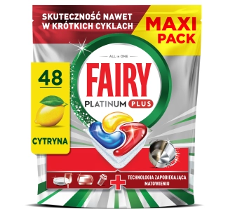 Kapsułki do zmywarki Fairy Platinum Plus 48szt