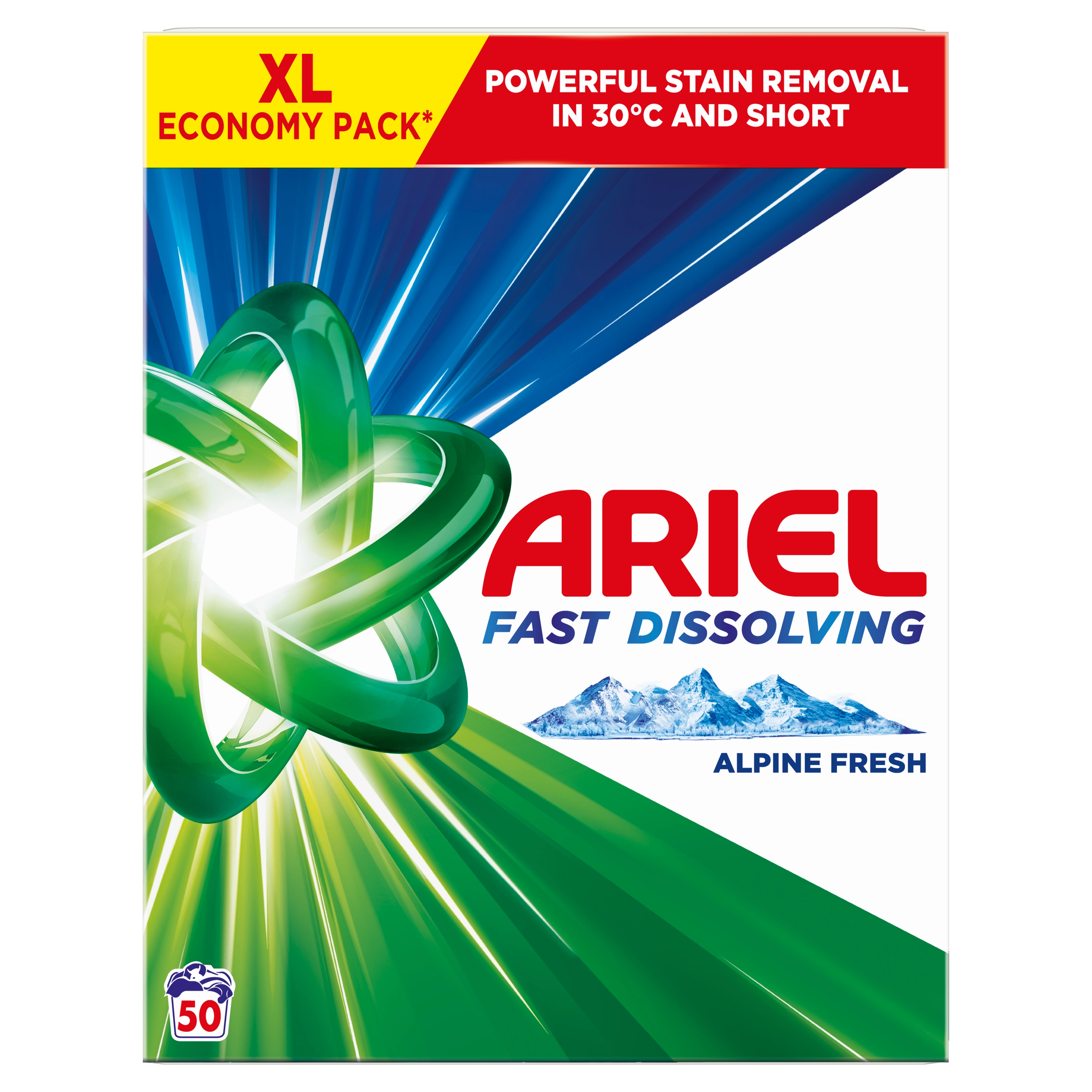 Proszek do prania Ariel Alpine Fresh 50 prań 2,75kg