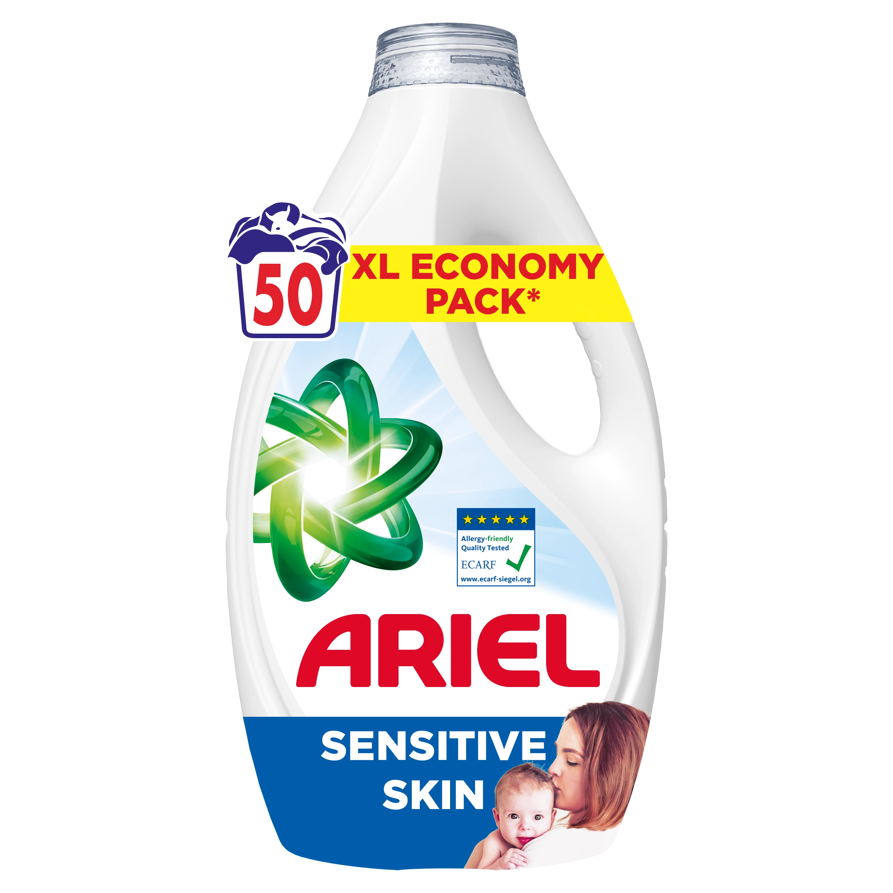 Płyn do prania Ariel Sensitive Skin 50 prań 2.25l