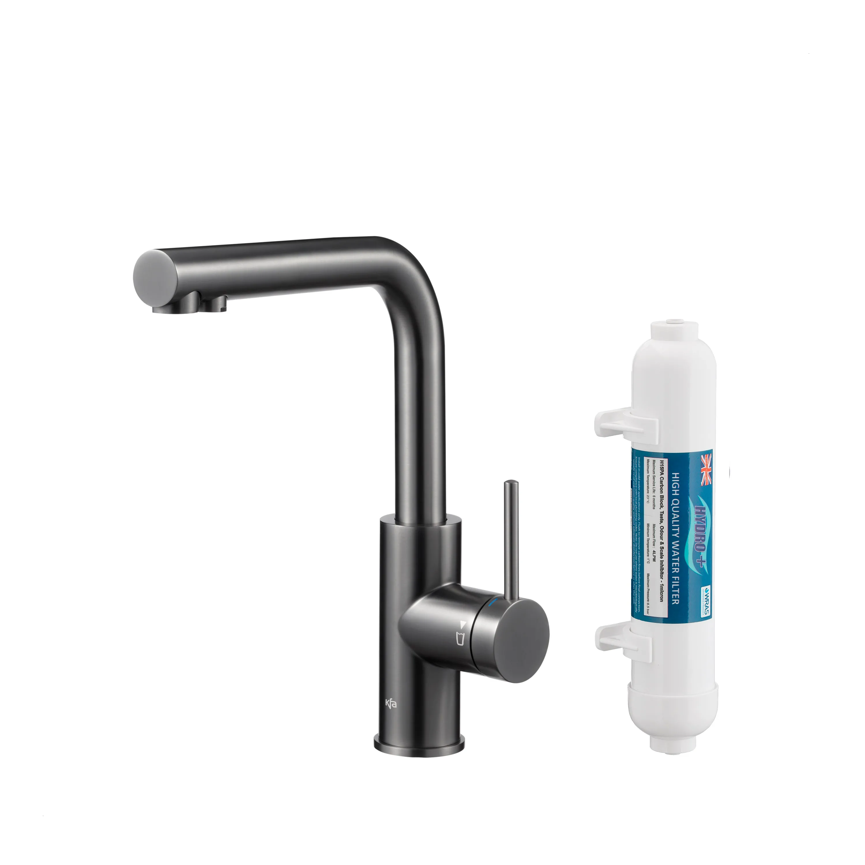 Bateria KFA Armatura Duero Pure Basic 6623-912-61 Grafitowy Stal szlachetna