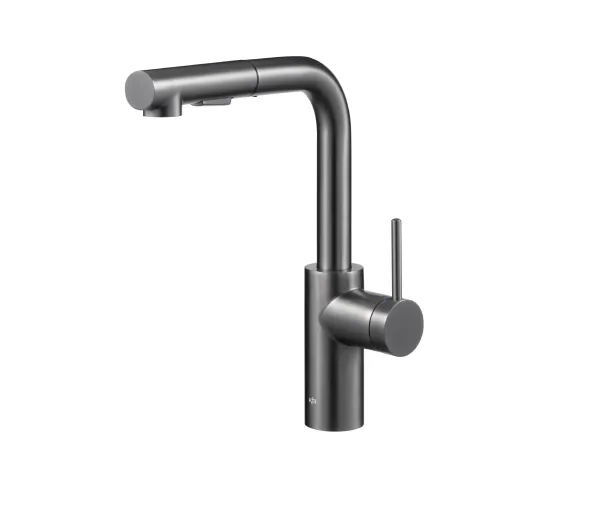 Baterie kuchenne - KFA Armatura Duero Bassic 6623-110-61 Grafitowy Stal szlachetna