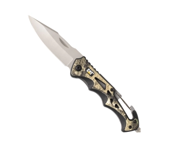 Nóż składany CAT Folding Knife Real Tree Camouflage 19cm