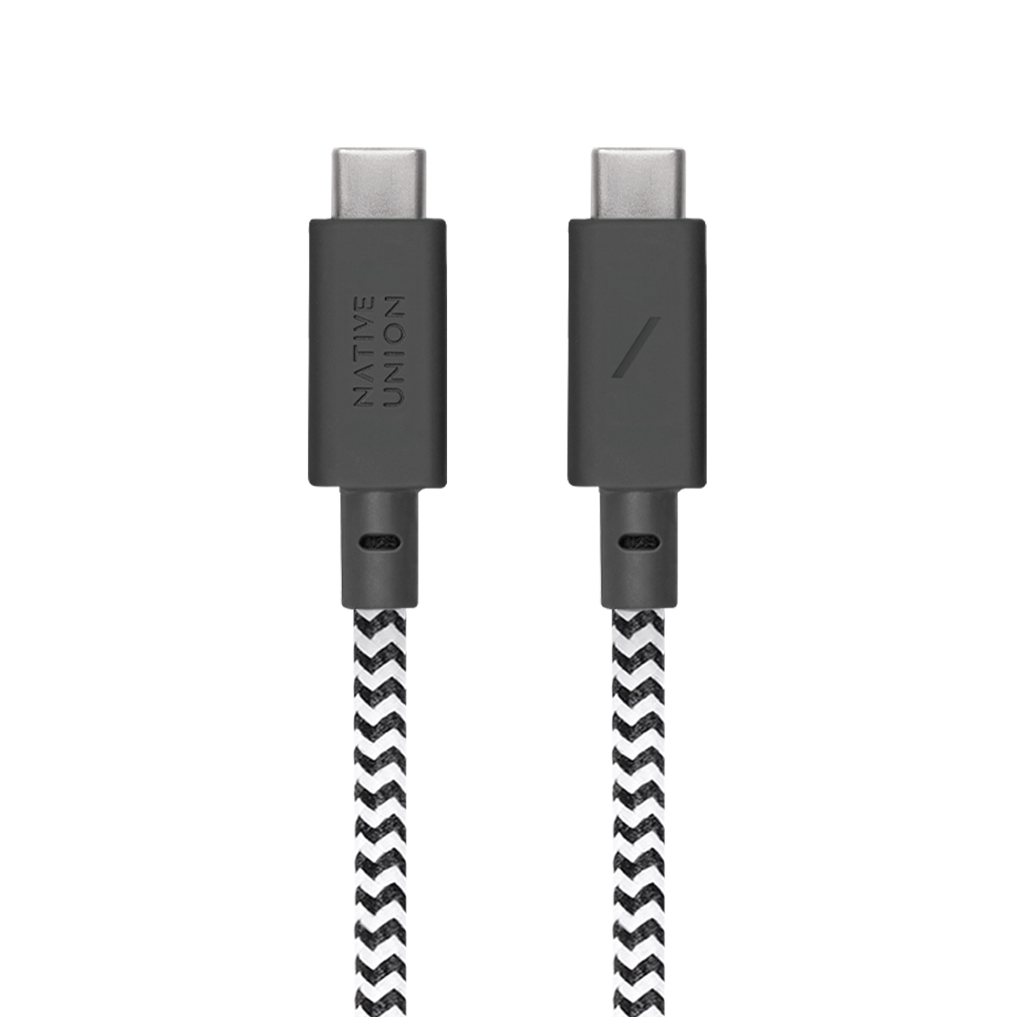 Kabel telefoniczny Native Union USB-C do USB-C 3m 240W Czarno-biały