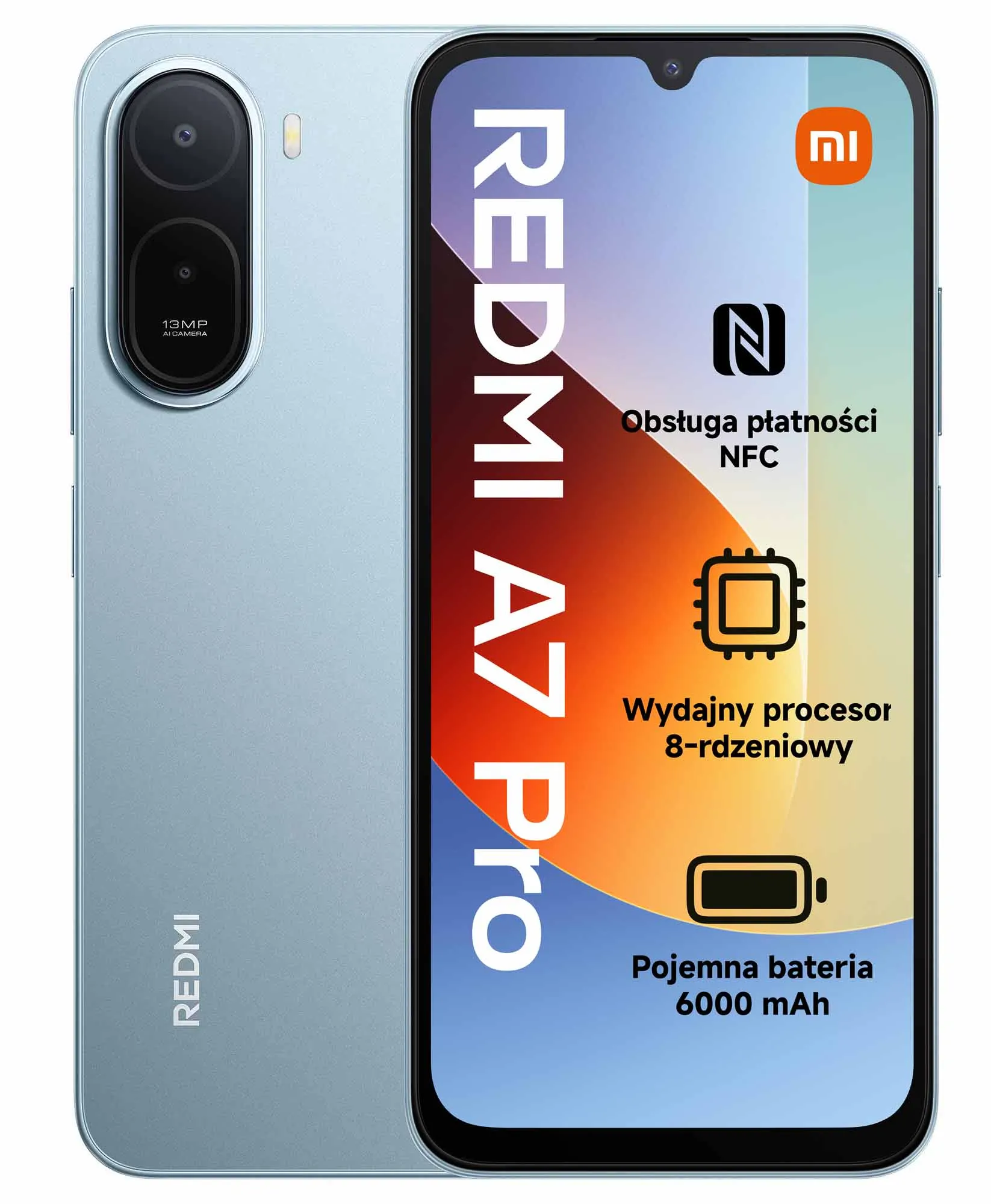 Smartfon Xiaomi REDMI A7 Pro 4/64GB 6,9" 120Hz 13Mpix Niebieski
