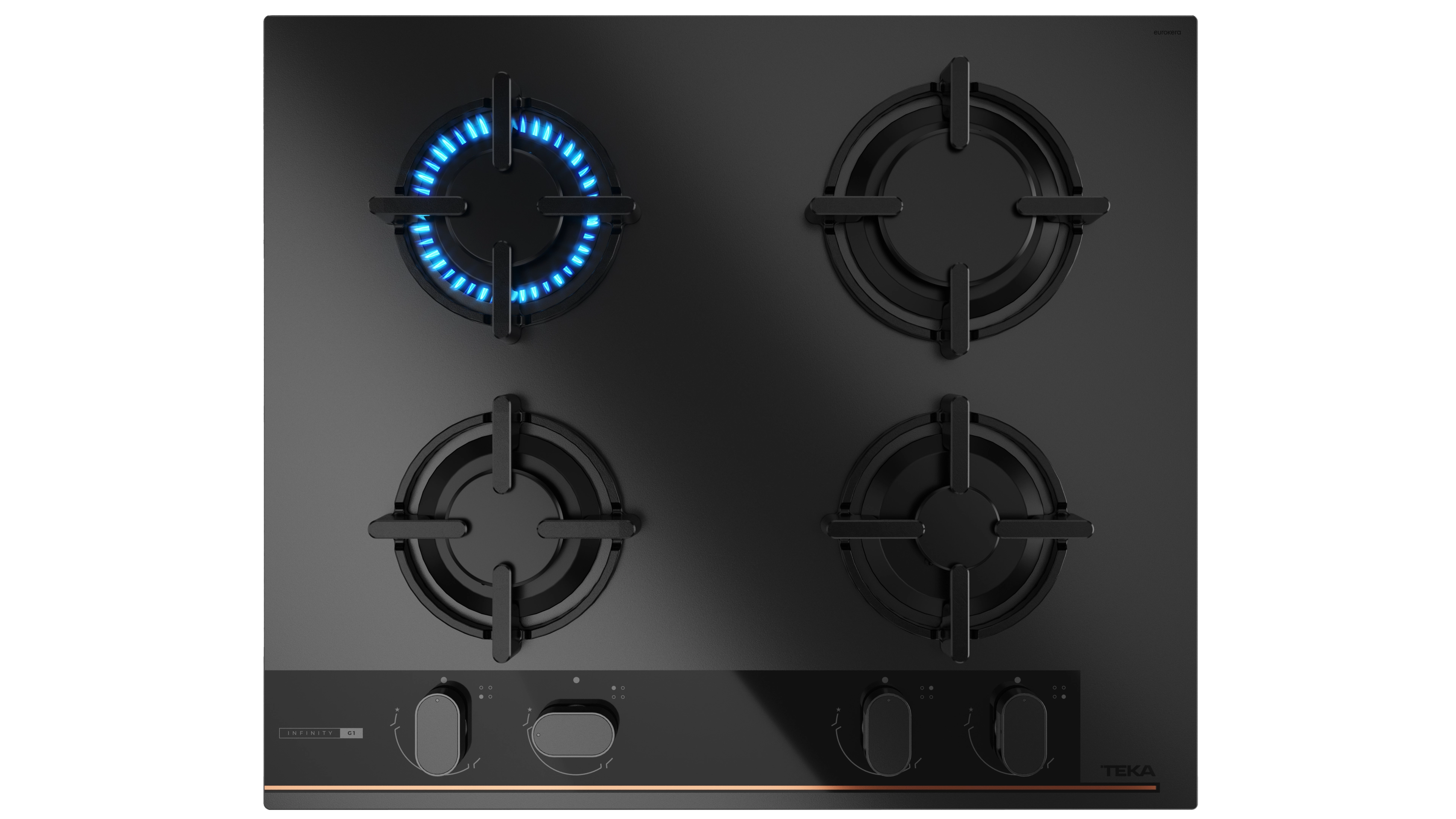 Płyta ceramiczna Teka GBC 64-G1 GBC BM E5 60cm Czarny mat