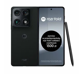 Motorola razr fold 16/512GB 8,1" 120Hz 50Mpix Czarny - przedsprzedaż
