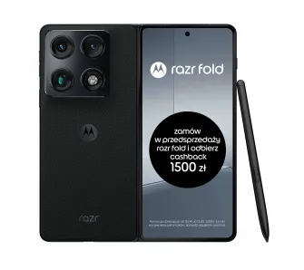 Smartfon Motorola razr fold 16/512GB 8,1" 120Hz 50Mpix Czarny