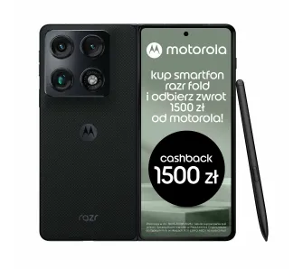 Smartfon Motorola razr fold 16/512GB 8,1" 120Hz 50Mpix Czarny