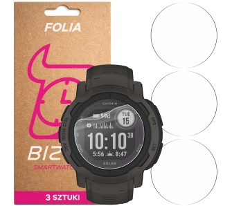 Folia hydrożelowa Bizon Watch Film HydroFlex do Garmin Instinct 2 Solar