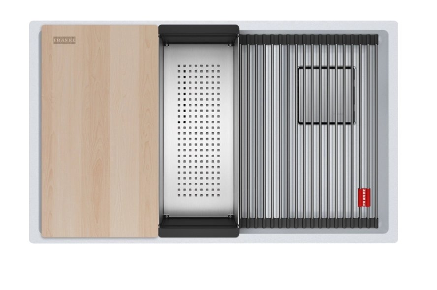 Zlewozmywak Franke Kanon KNG PRO 160-46-21 Granitowy Biały polarny