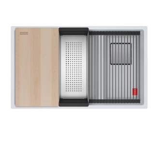 Zlewozmywak Franke Kanon KNG PRO 160-46-21 Granitowy Biały polarny