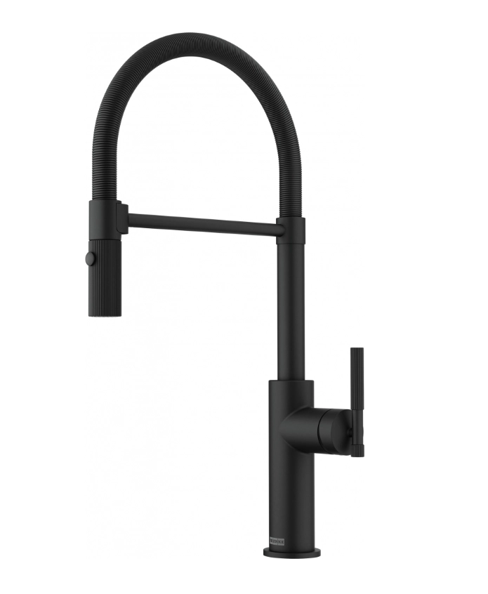 Bateria Franke Maris Stripes semi-pro Czarny mat Mosiądz