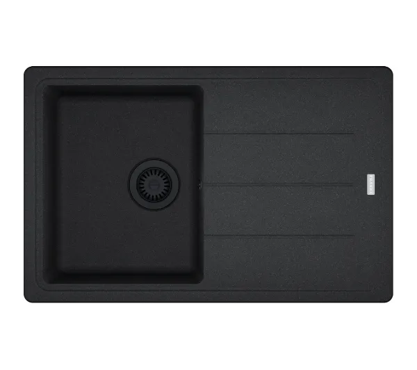 Zlewozmywaki kuchenne - Franke Basis BFG 611-78 Granitowy Onyx