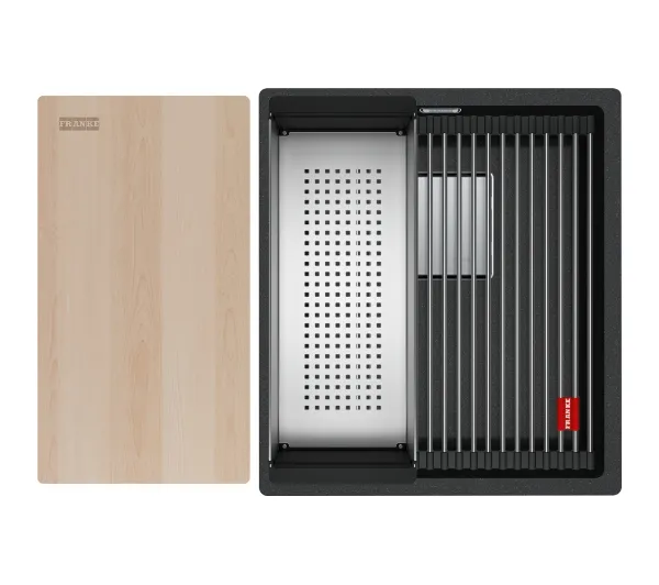 Zlewozmywaki kuchenne - Franke Kanon KNG PRO 110-37 Granitowy Onyx