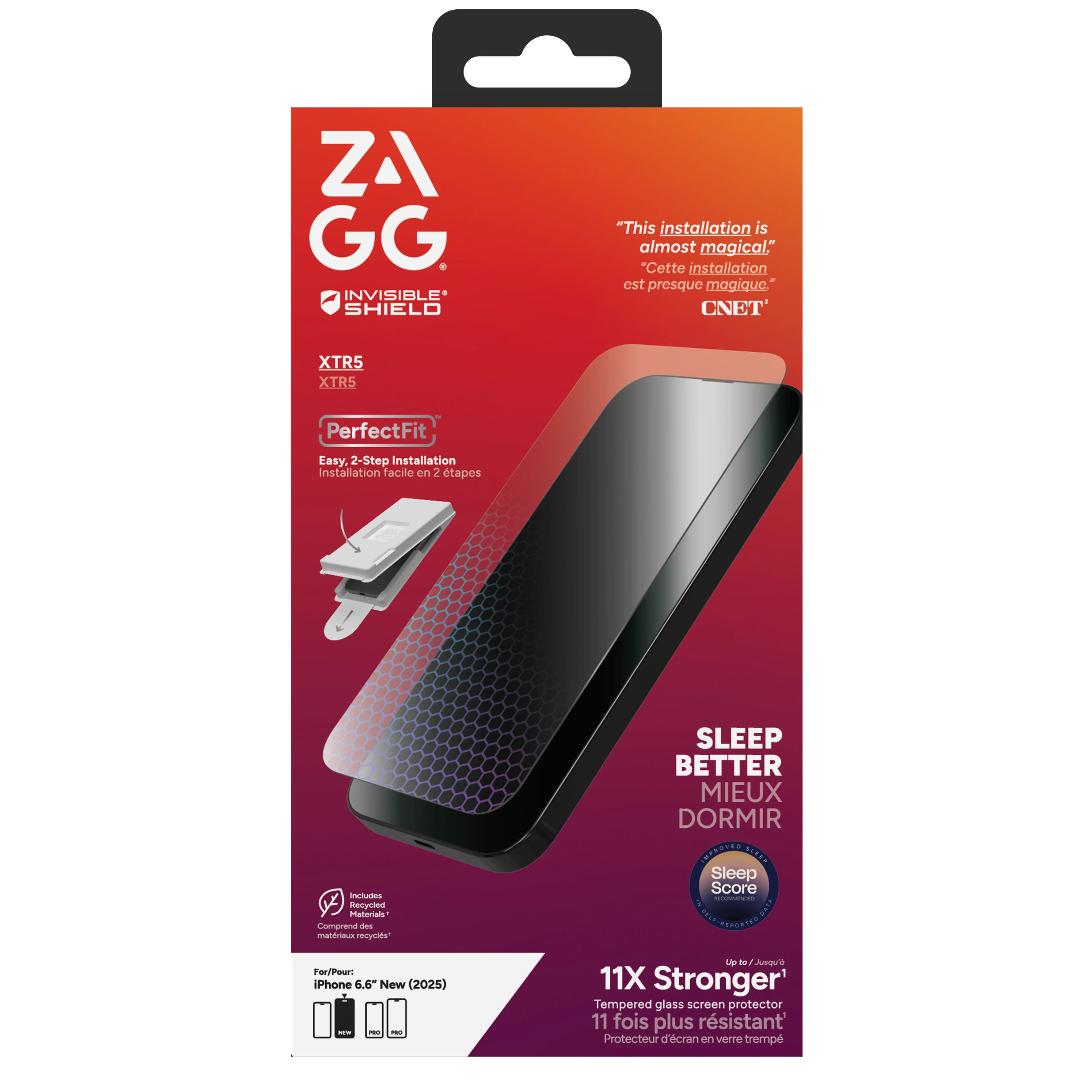 Szkło ochronne Zagg Invisibleshield Glass XTR5 do iPhone 17 Pro