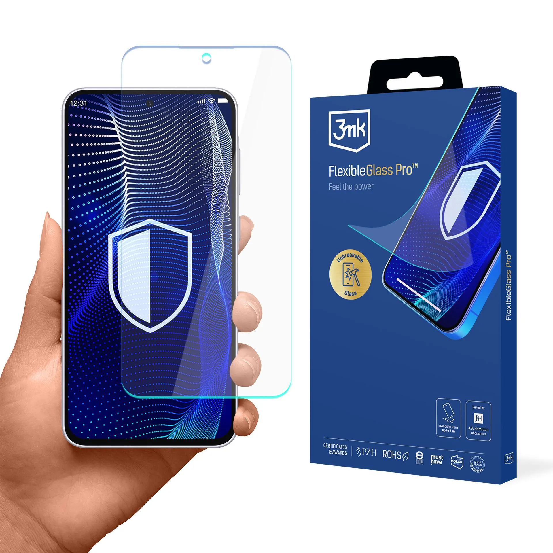 Szkło hybrydowe 3mk FlexibleGlass Pro do Galaxy A37
