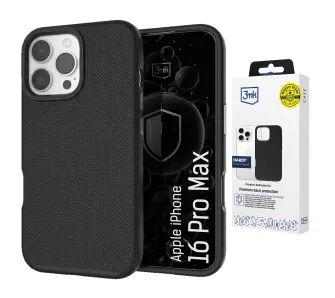 Etui 3mk Hardy Shockproof MagCase do iPhone 16 Pro Max Czarny