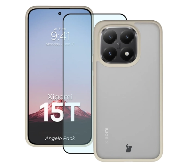 Bizon Angelo Pack do Xiaomi 15T Beżowy