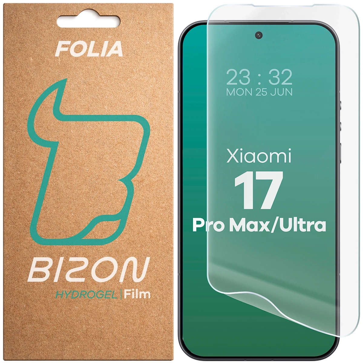 Folia hydrożelowa Bizon na ekran Film Hydrogel Front do Xiaomi 17 Ultra / 17 Pro Max