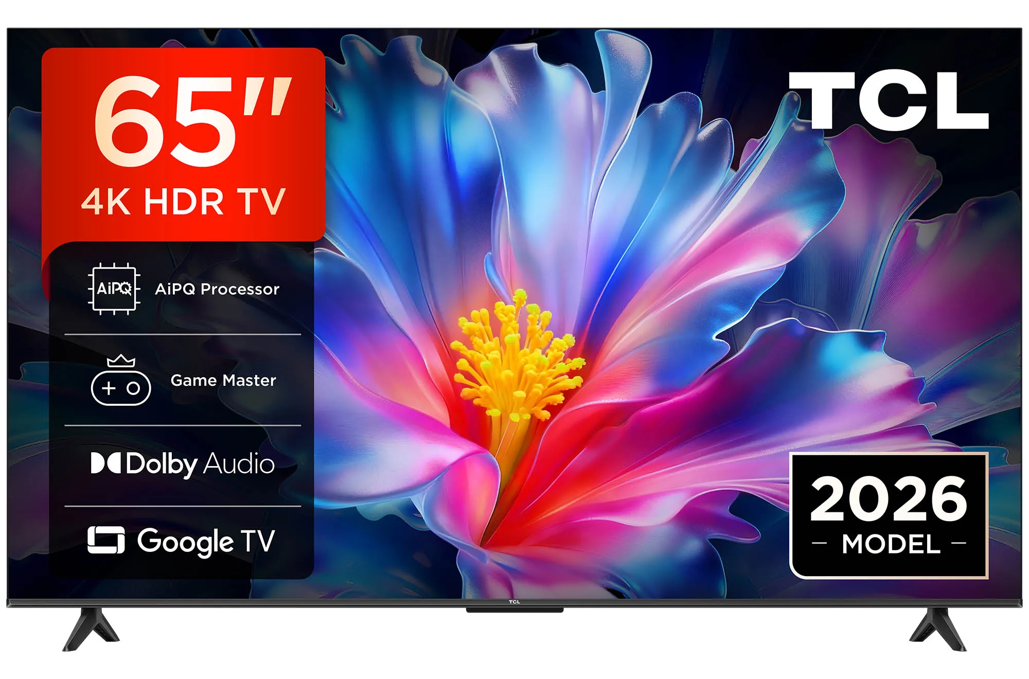 Telewizor TCL 65P6L 65" LED 4K Google TV HDMI 2.1 DVB-T2