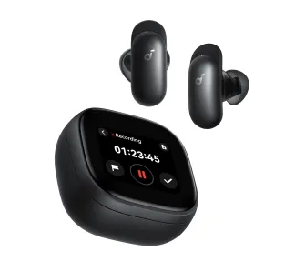 Słuchawki bezprzewodowe Soundcore Liberty 5 Pro Max ANC Dyktafon AI, Thus AI Bluetooth 6.1 Czarny
