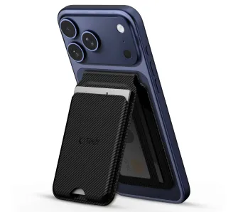 Portfel magnetyczny Tech-Protect MagWallet Stand na telefon MagSafe Czarny