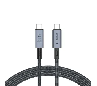Kabel Tech-Protect UltraBoost Max PD 240W 40Gbps USB-C4.0 2m Szary