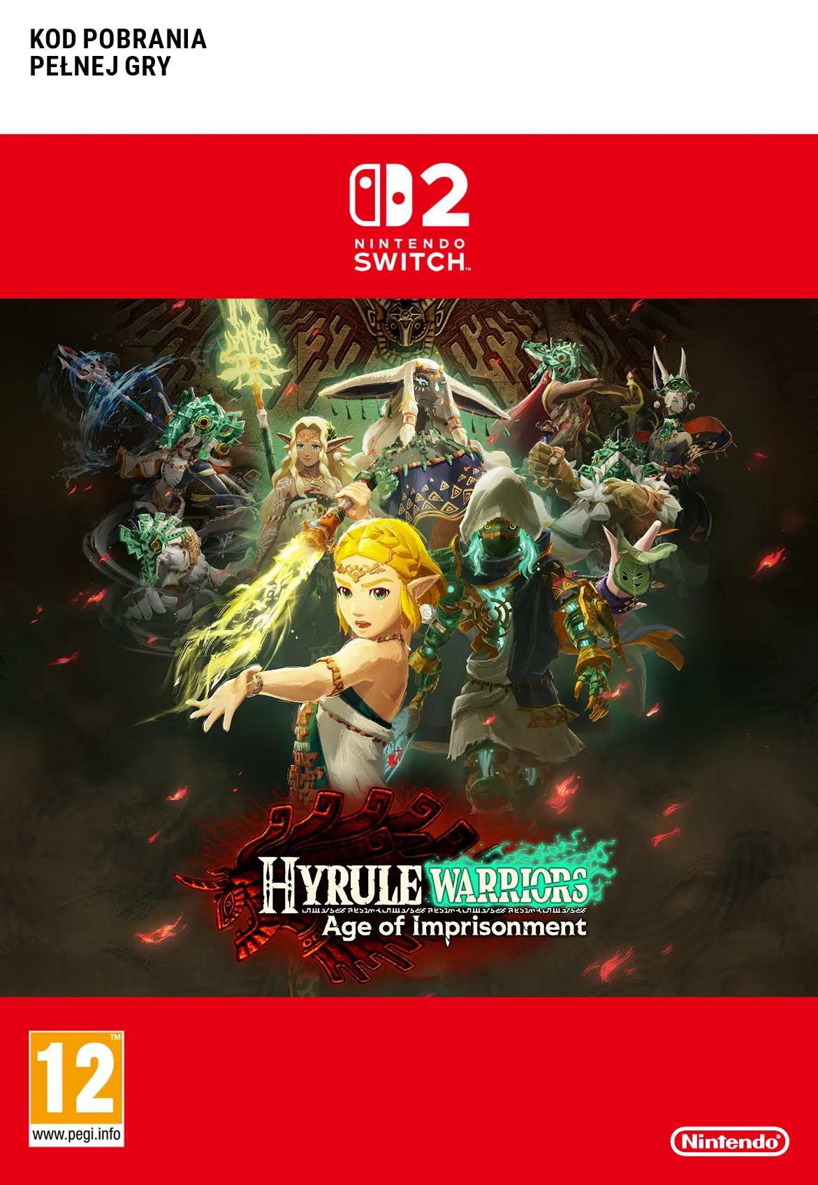 Hyrule Warriors Age of Imprisonment Gra na Nintendo Switch 2 [Bon Aktywacyjny}
