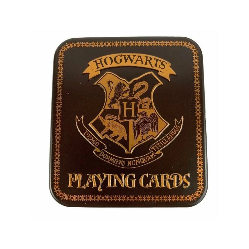 Karty do gry Paladone Harry Potter Domy Hogwartu Playing Cards w Metalowej Puszce