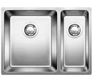 Blanco ANDANO 340/180-U 522979 Komora z lewej strony Stalowy Srebrny - Kup na Raty - RRSO 0%