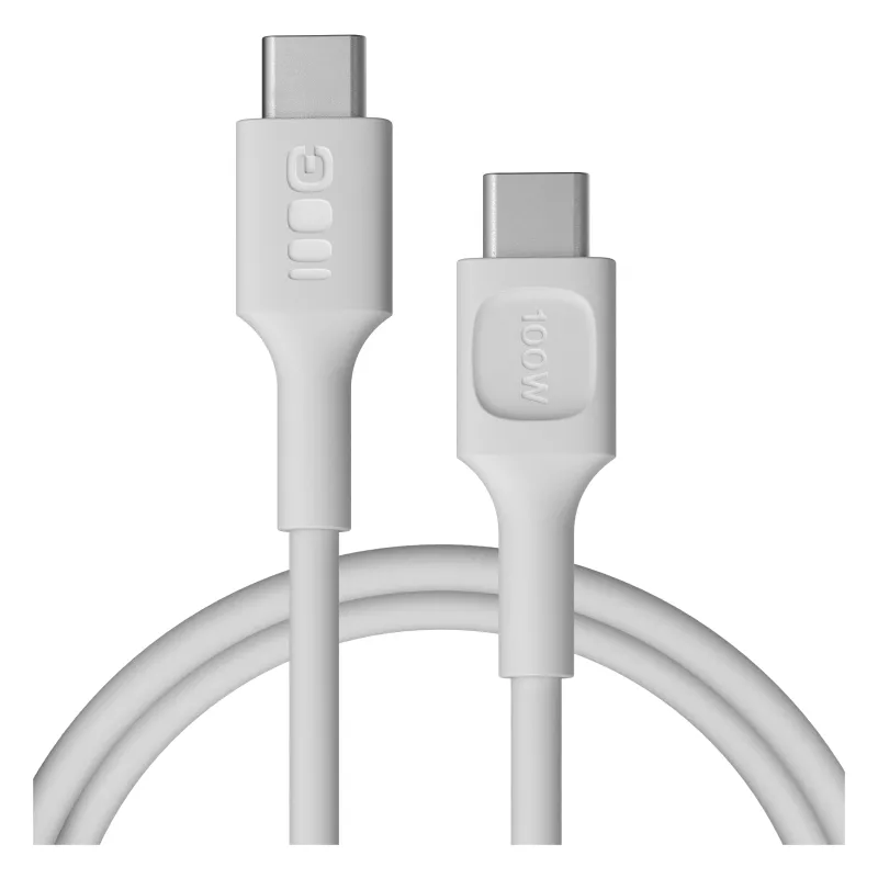 Kabel Green Cell PowerFlex PD USB-C do USB-C 1,2m 100W Biały