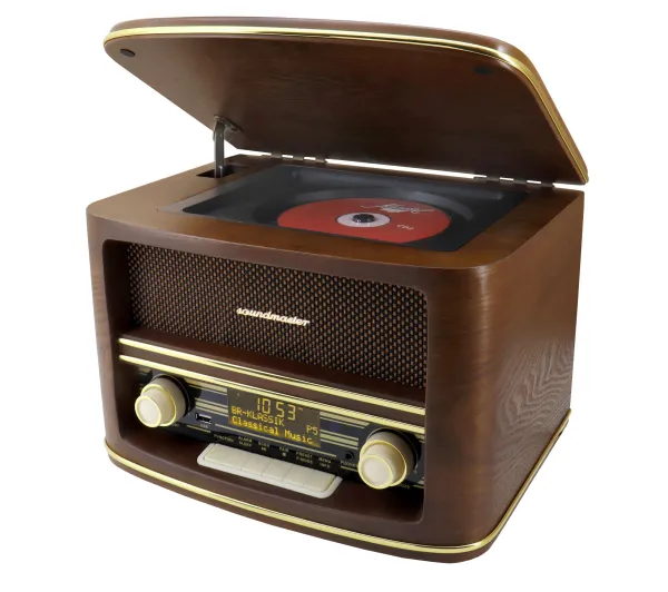 Soundmaster NR961 Radio FM DAB+ Bluetooth Brązowy