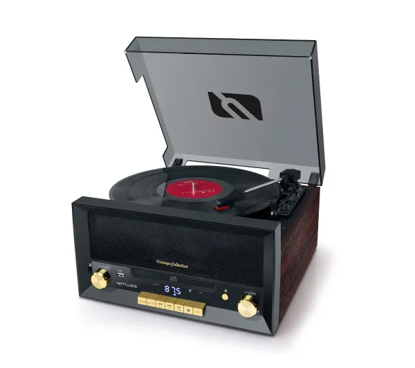 Gramofon Muse MT-112 W CD Bt Fm Usb Czarny
