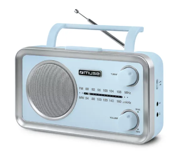 Muse MF-060 VB Radio FM Niebieski