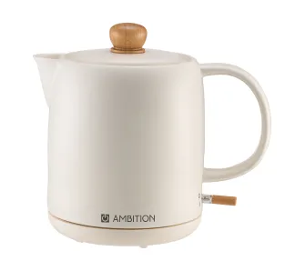 Czajnik Ambition Natural 1l 1200W Kremowy