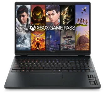 Laptop gamingowy HyperX OMEN 15-gb0075nwx 15,3" 180Hz R5 240 16GB RAM 512GB Dysk SSD RTX5050 DLSS4 Win11 Czarny