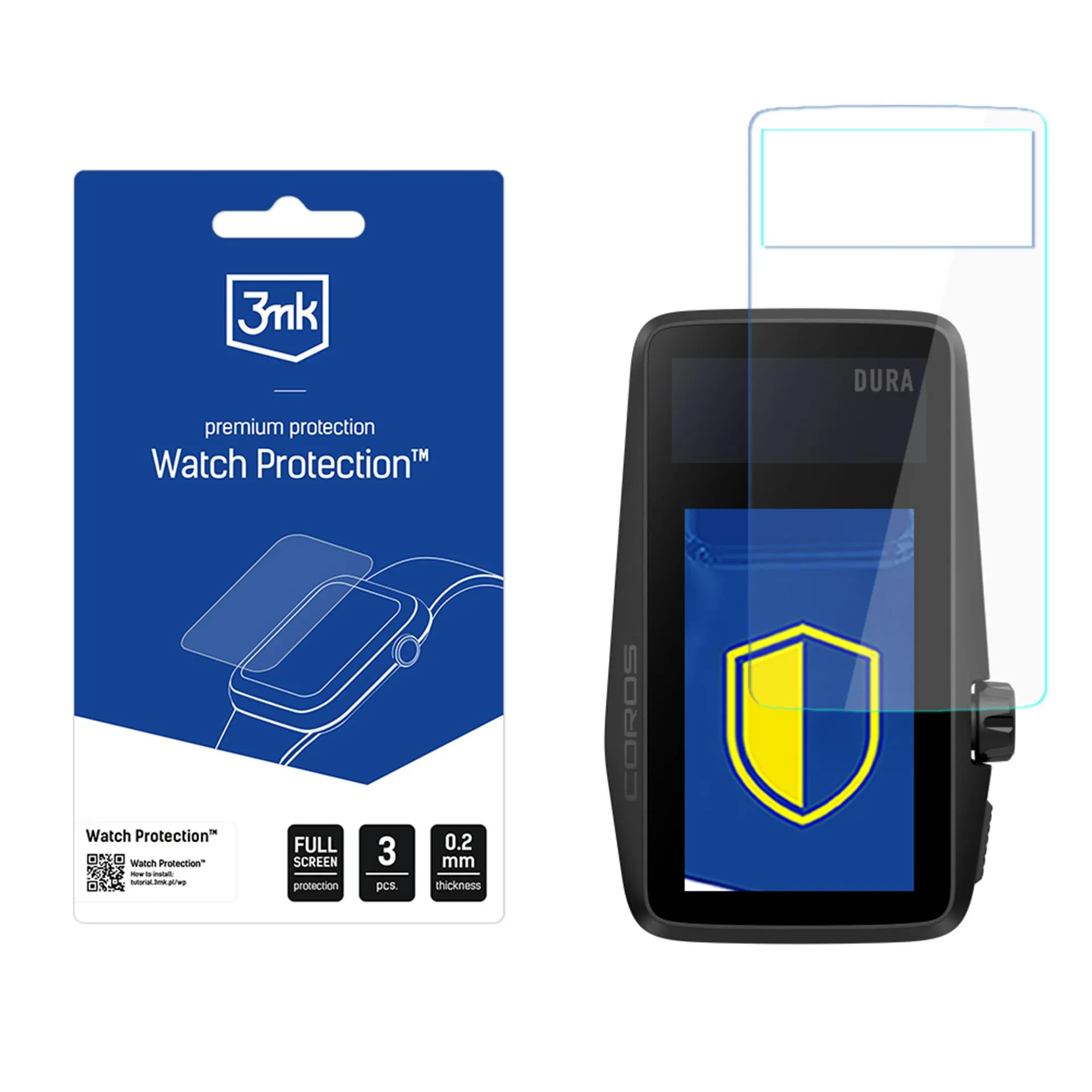 Szkło hybrydowe 3mk Watch Protection FlexibleGlass do Coros Dura