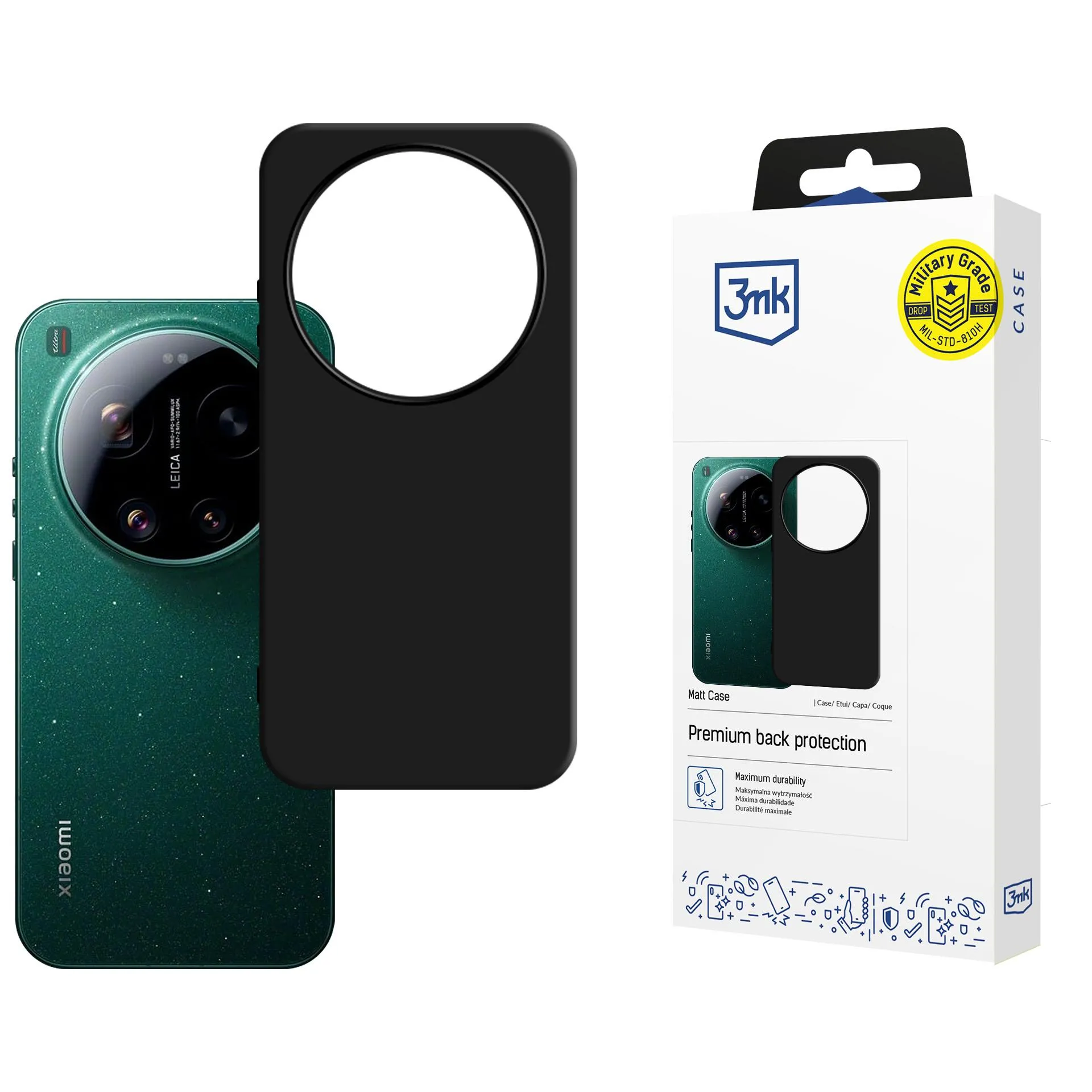 Etui 3mk Matt Case do Xiaomi 17 Ultra Czarny