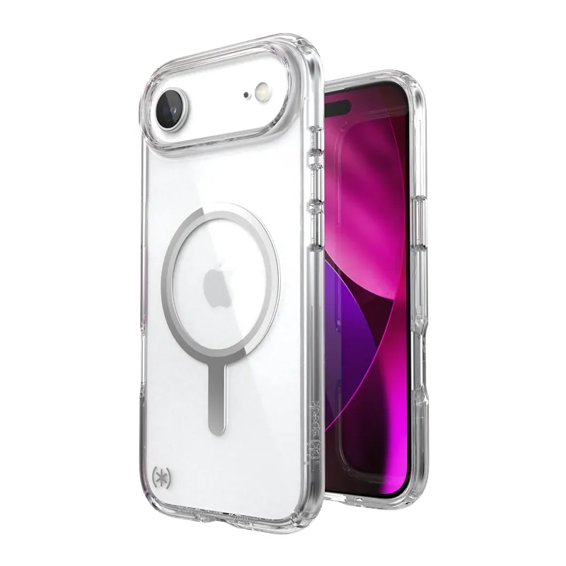 Etui Speck Presidio Perfect Clear MagSafe do iPhone Air Przezroczysto-Srebrny