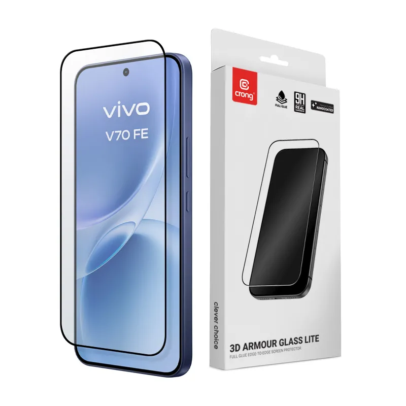 Szkło hartowane Crong 3D Armour Glass Lite do Vivo V70 FE