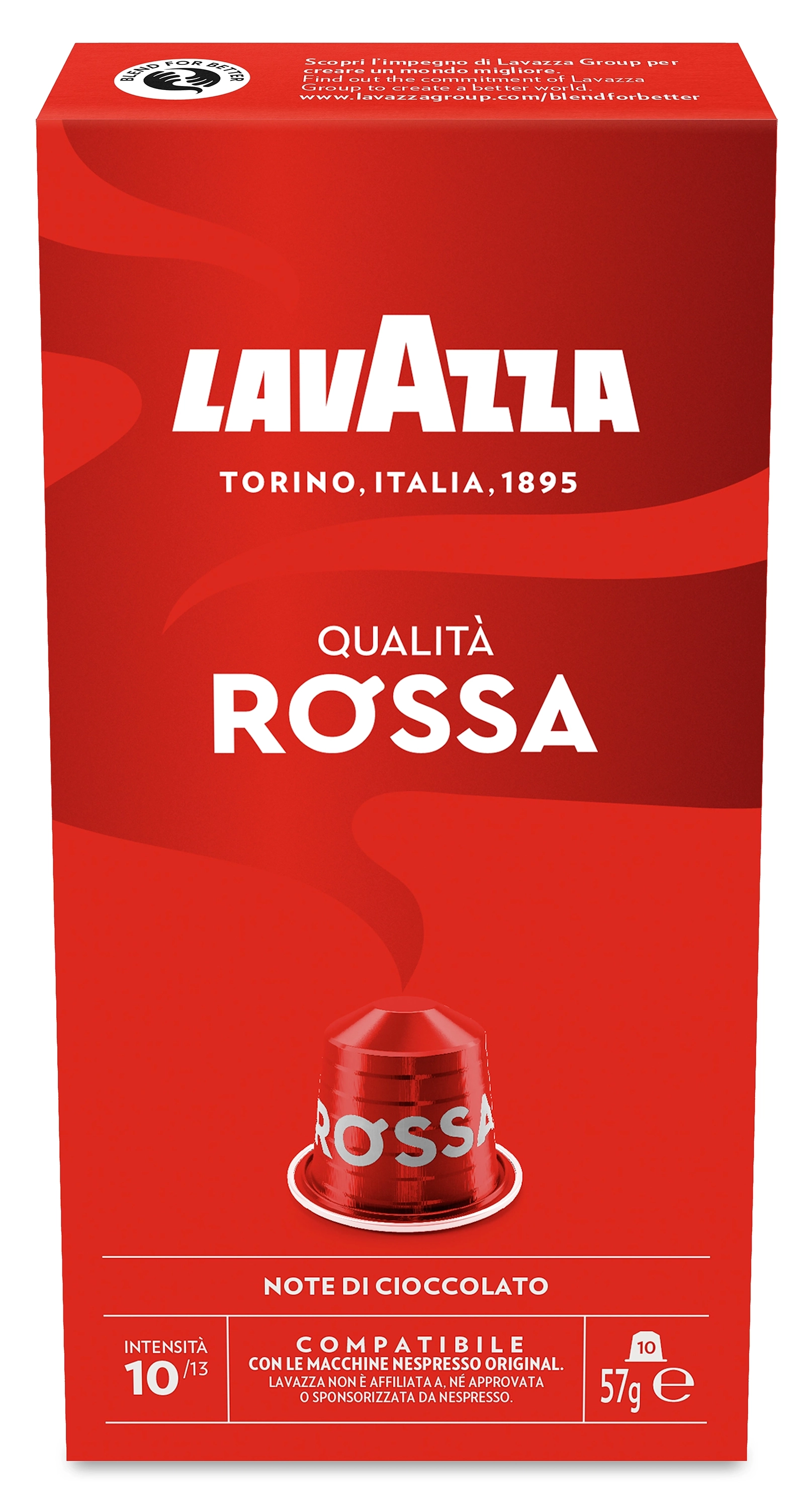 Kapsułki Lavazza Nespresso Qualità Rossa 10szt.