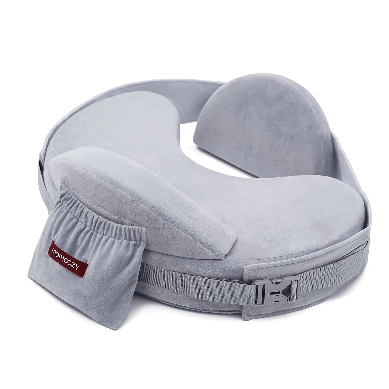 Poduszka do karmienia Momcozy NP006 CozyPro Szary