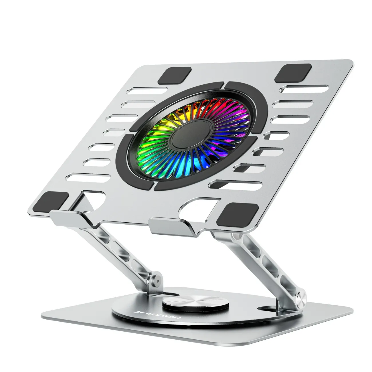 Podstawka chłodząca Wozinsky WDCX-X16-AS CoolBase RGB 360° Srebrny