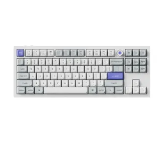 Klawiatura magnetyczna Keychron Q3 HE 8K Ultra-Fast Lime Biało-Szary