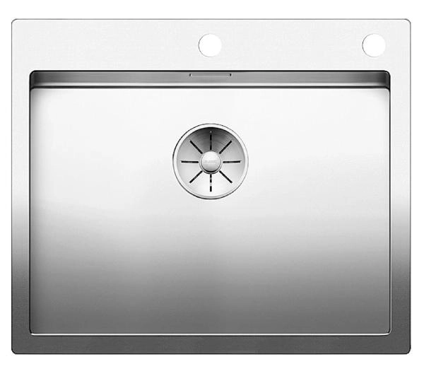 Zlewozmywaki kuchenne - Blanco CLARON 550-IF/A 521639 Stalowy Srebrny