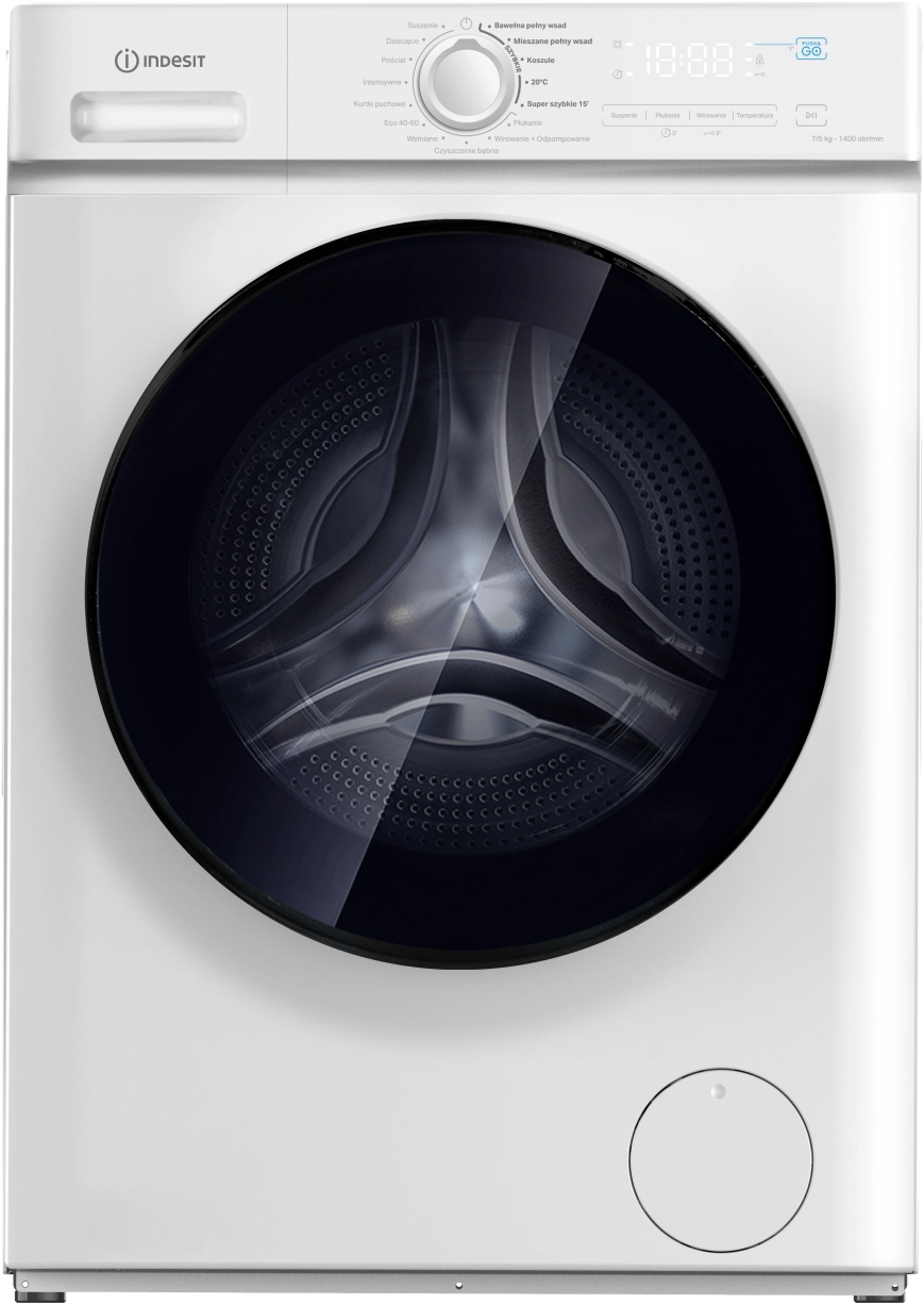 Pralko-suszarka Indesit MXWD7514BPL 47,8cm 7kg/5kg
