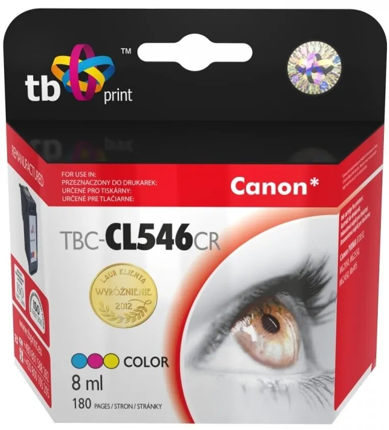 Tusz TB Print TBC-CL546CR (zamiennik CL-546) Kolor 8 ml