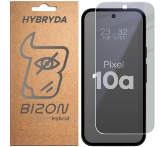 Szkło hybrydowe Bizon prywatyzujące Hybrid Shadow do Google Pixel 10a