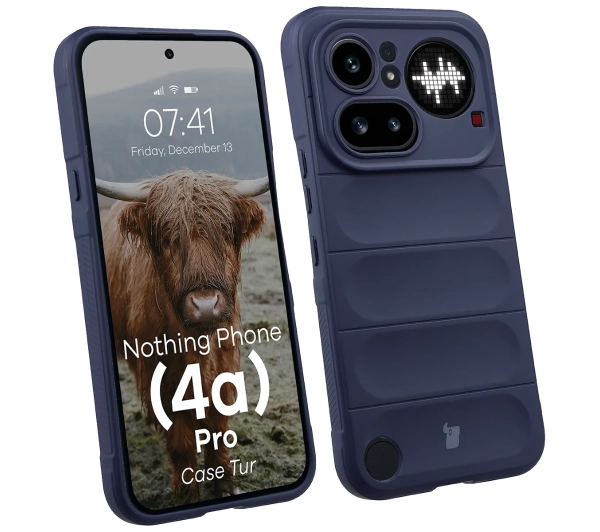 Bizon Case Tur do Nothing Phone (4a) Pro Granatowy