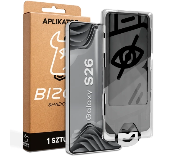 Bizon prywatyzujące z ramką montażową Glass Aplikator Shadow do Galaxy S26 1 zestaw